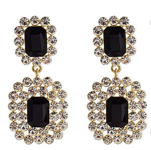 Mé The Label - Black Jewel Earrings