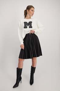 Monari: Monari - Pleat Skirt