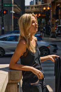 Mos Mosh - Ditte Silk Lace Singlet