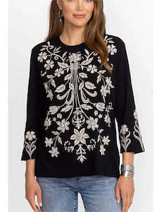 Johnny Was: Johnny Was - Talithia 3/4 Sleeve T-Shirt