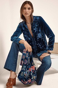 Johnny Was - Torine Velvet Shirt (Last One - 20% Off)