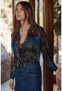 Johnny Was: Johnny Was - Audrey Oversized Buronout Blouse