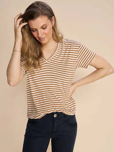 Mos Mosh - Jill Short Sleeve Stripe Tee