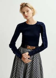 Essentiel Antwerp - Hilly Top with Ruffled Sleeve (Last One)