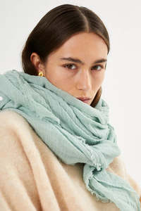 Accessories: Rabens Saloner - Cotton Gauze Scarf