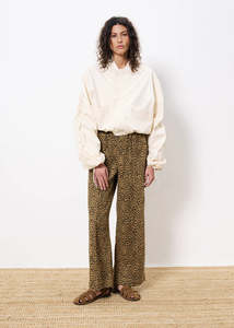 Pants: FRNCH - Cherin Leopard Pants