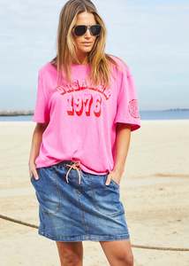 Hammill & Co - Stretch Denim Skirt