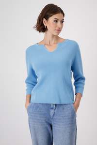 Monari - Basic Cotton Pineapple Sweater