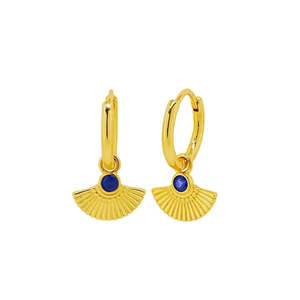 Mothers Day Gift Ideas: Mé The Label - Fantail Hoops with Gem