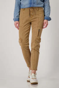 Trousers: Monari - Antique Dye Cargo Pants