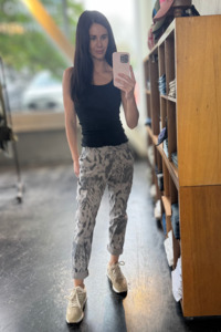 Trousers: Monari - Tiger Print Cargo Pants