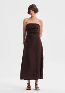 All: Morrison - Rio Linen Strapless Dress