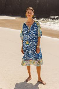 I am Pylgrym - Sydney Dress Dolce Amalfi Print