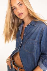 Hut - Denim Dark Wash Shirt