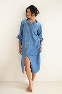 All: Hut - Denim Shirt Dress