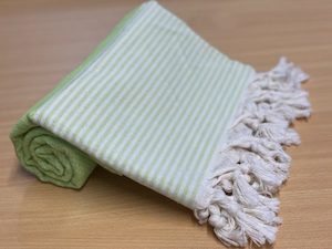 Products: Turkish Towels: Waffle Lime