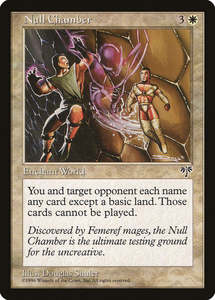 Reserved List: Null Chamber [Mirage]