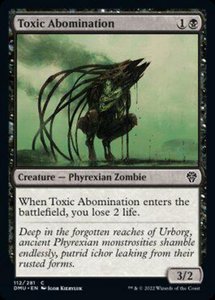 In Stock Foils: Toxic Abomination [Dominaria United]