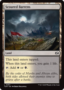 Pauper: Scoured Barrens [Tarkir: Dragonstorm]