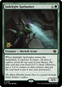 Prerelease Promos: Jadelight Spelunker [The Lost Caverns of Ixalan Prerelease Cards]