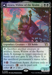 Prerelease Promos: Ayara, Widow of the Realm // Ayara, Furnace Queen [March of the Machine Prerelease Promos]