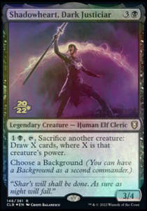 Prerelease Promos: Shadowheart, Dark Justiciar [Commander Legends: Battle for Baldur's Gate Prerelease Promos]
