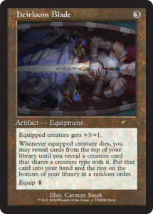 Heirloom Blade (Retro Frame) [Wizards Play Network 2024]
