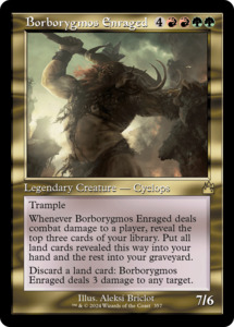 Borborygmos Enraged (Retro Frame) [Ravnica Remastered]