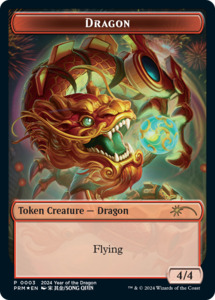 Tokens: Dragon Token (Year of the Dragon 2024) [Standard Showdown Promos]