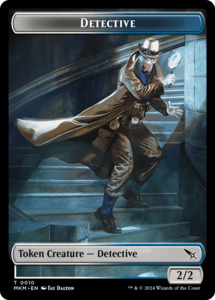 Tokens: Detective Token [Murders at Karlov Manor Tokens]