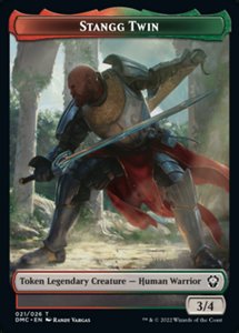 Tokens: Stangg Twin Token [Dominaria United Commander Tokens]