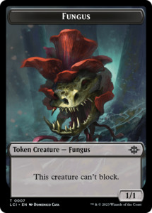 Tokens: Fungus Token [The Lost Caverns of Ixalan Tokens]