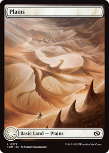Fancy Basic Land: Plains (0272) [Tarkir: Dragonstorm]