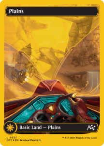 Fancy Basic Land: Plains (0507) (First-Place Foil) [Aetherdrift]