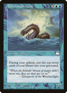 Reserved List: Tolarian Serpent [Weatherlight]