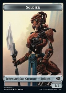 Tokens: Soldier Token (009) [The Brothers' War Tokens]