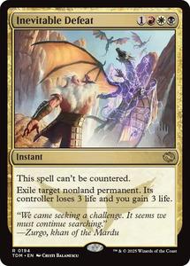 Promo Pack Cards: Inevitable Defeat (Promo Pack) [Tarkir: Dragonstorm Promos]
