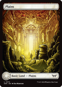 Fancy Basic Land: Plains (272) - Full Art [Duskmourn: House of Horror]