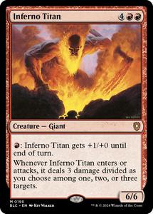 Latest Arrivals: Inferno Titan [Bloomburrow Commander]