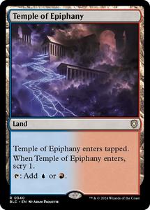 Latest Arrivals: Temple of Epiphany [Bloomburrow Commander]
