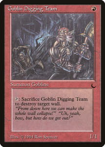 Old School: Goblin Digging Team [The Dark]