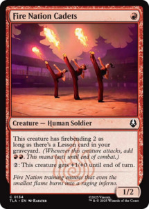 In Stock Foils: Fire Nation Cadets [Avatar: The Last Airbender]