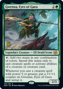 Gwenna, Eyes of Gaea [The Brothers' War Prerelease Promos]