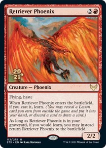Prerelease Promos: Retriever Phoenix [Strixhaven: School of Mages Prerelease Promos]