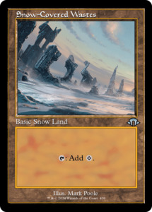 Retro Boarded Cards: Snow-Covered Wastes (Retro) [Modern Horizons 3]