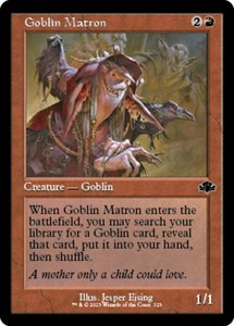 Retro Boarded Cards: Goblin Matron (Retro) [Dominaria Remastered]