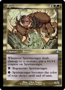 Retro Boarded Cards: Spiritmonger (Retro) [Dominaria Remastered]