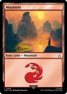 Fancy Basic Land: Mountain (0305) [Assassin's Creed]