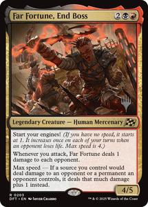 Promo Pack Cards: Far fortune, End Boss (Promo Pack) [Aetherdrift Promos]