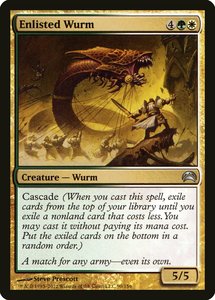 Uncommons: Enlisted Wurm [Planechase 2012]